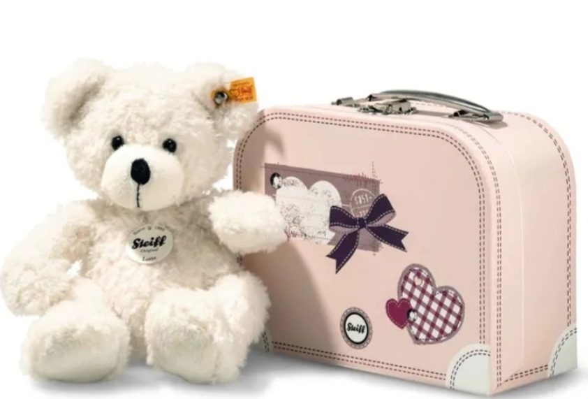 Lotte Teddy Bear in Suitcase 28cm