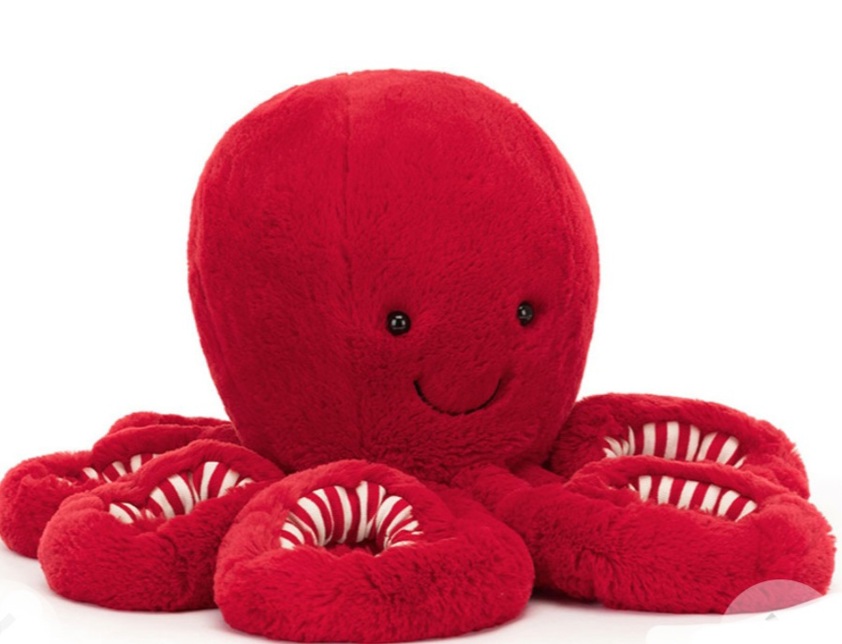 Cranberry Octopus - Large