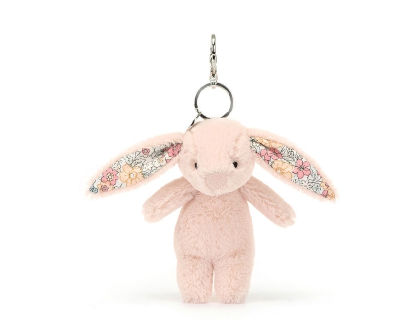 Blossom Blush Bunny Bag Charm