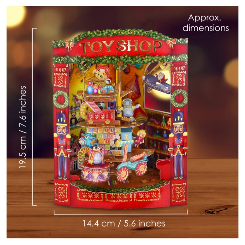 Christmas Toy Shop Swing Card (XSC208)