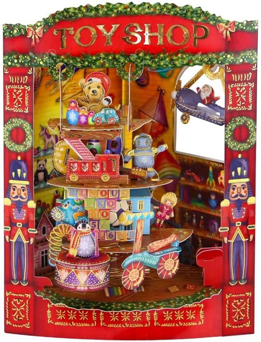 Christmas Toy Shop Swing Card (XSC208)