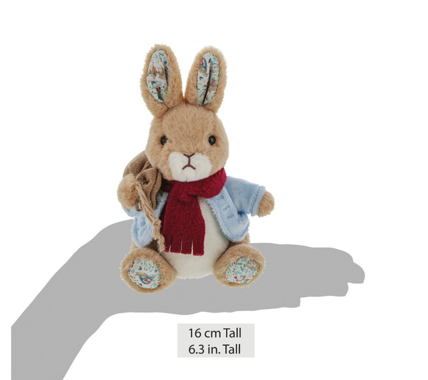 Peter Rabbit Christmas Musical Soft Toy - Small