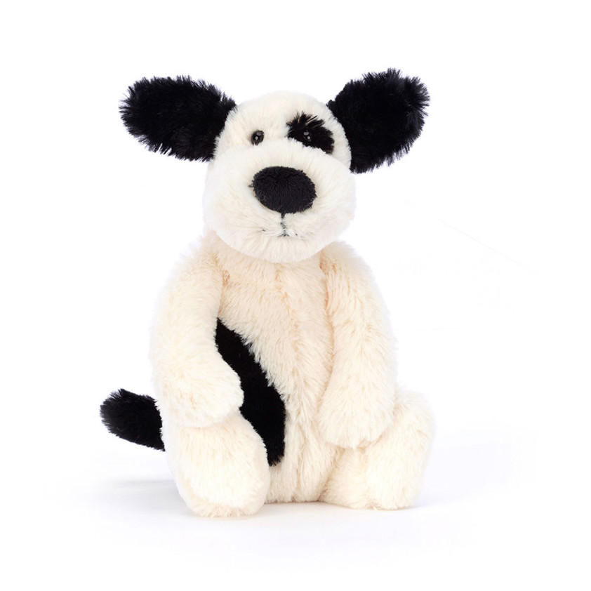 Bashful Black and Cream Puppy - Small