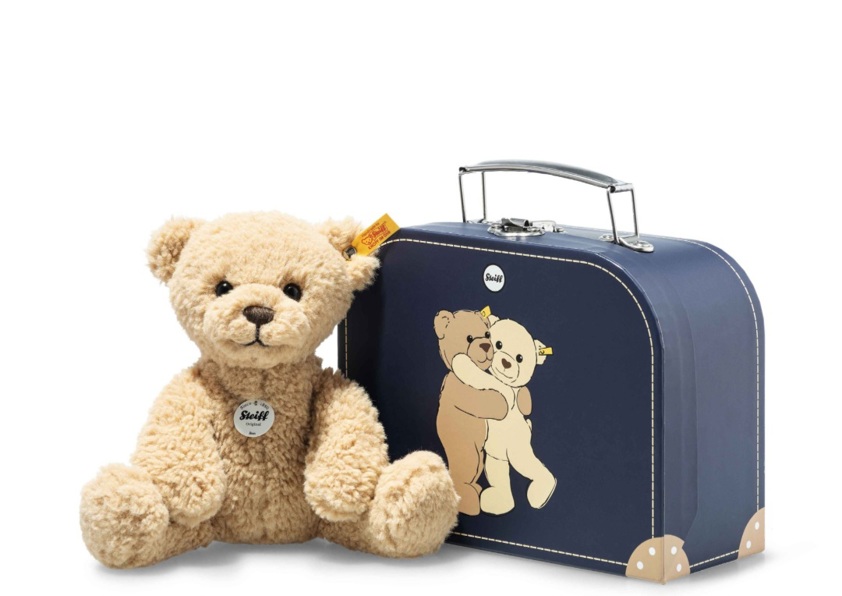 Ben Teddy Bear in Suitcase 21cm