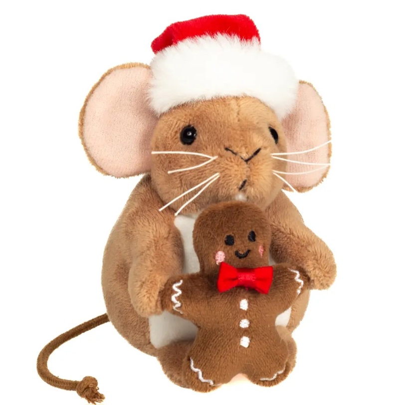 Teddy Mouse Teddy Hermann Teddy Hermann: Christmas Mouse with Gingerbread 11cm from ...