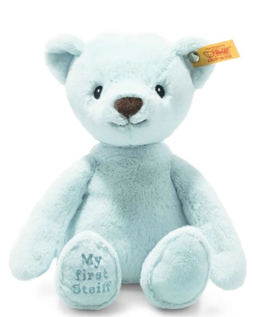 My First Steiff Teddy Bear - Blue 26cm