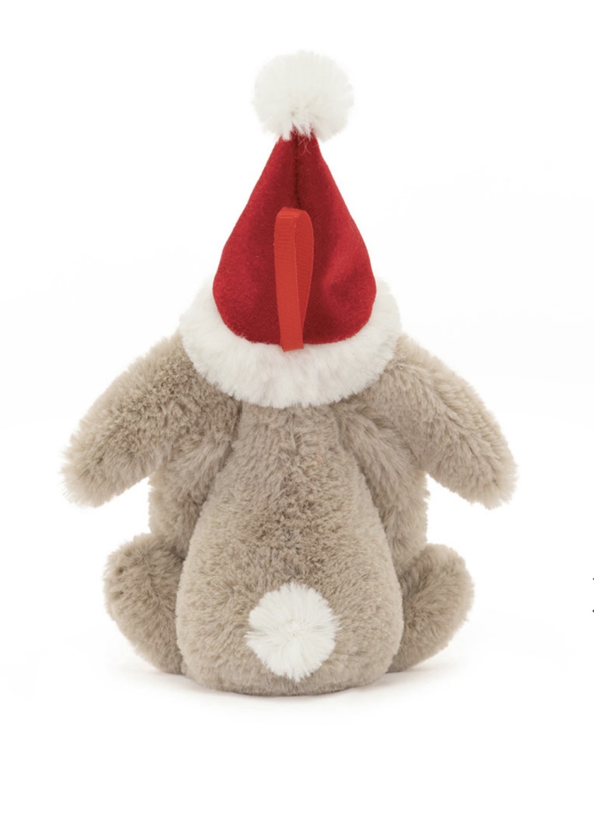 Bashful Christmas Bunny Decoration