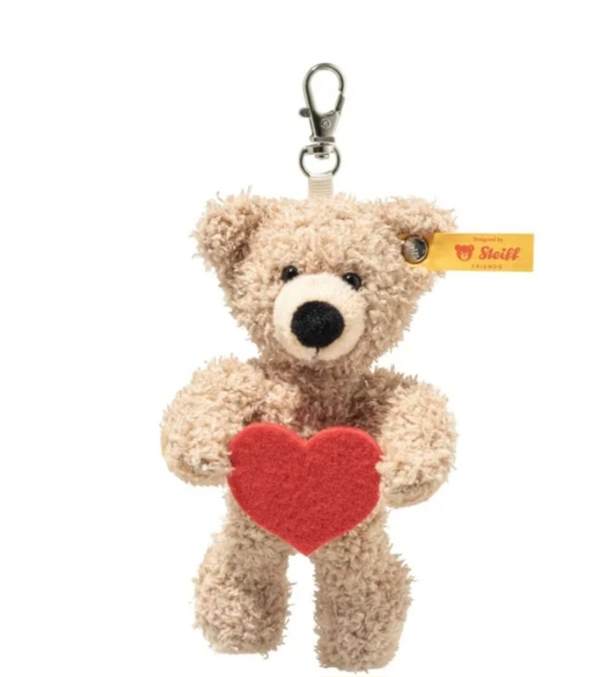 Fynn Teddy Bear - Love Bag Charm 10cm