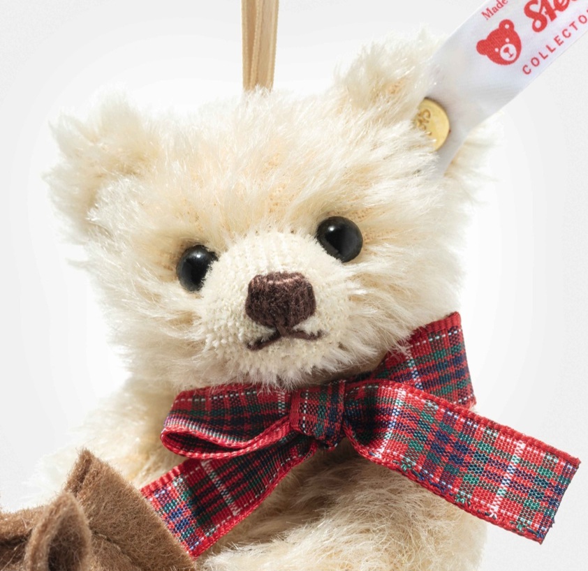 Teddy Bear Ornament on Hobby Horse LAST IN STOCK