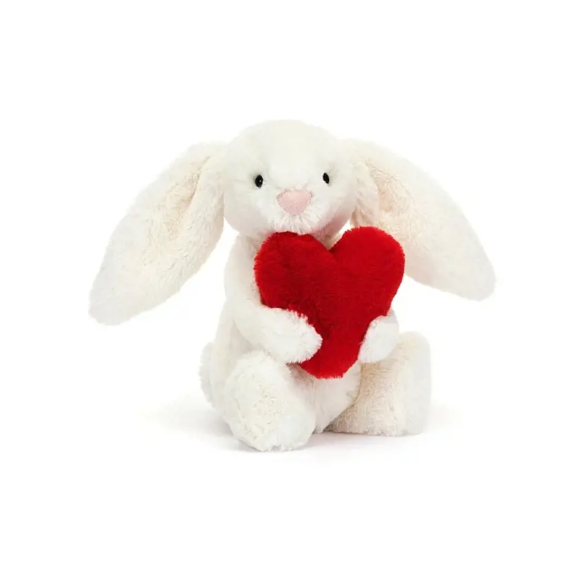 I am Little Red Love Heart Bashful Bunny Little