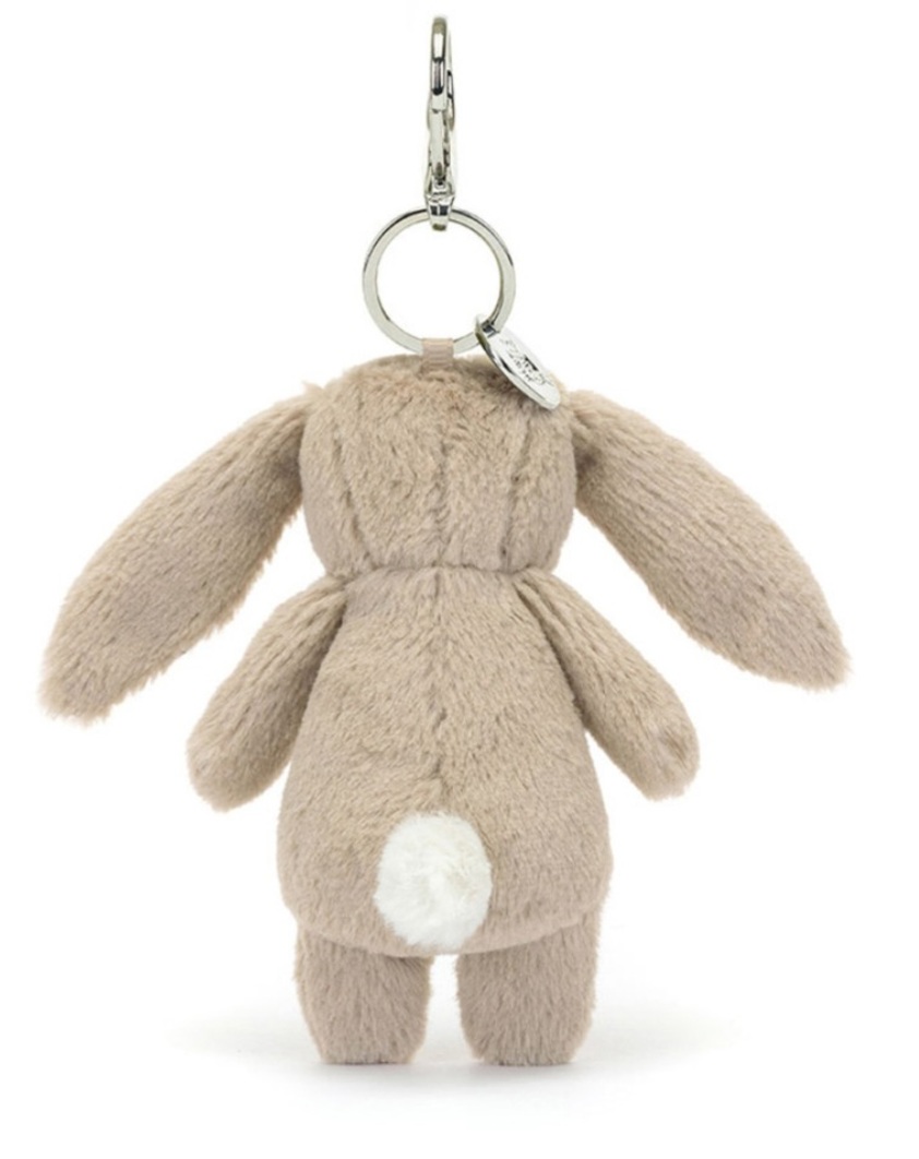 Blossom Beige Bunny Bag Charm