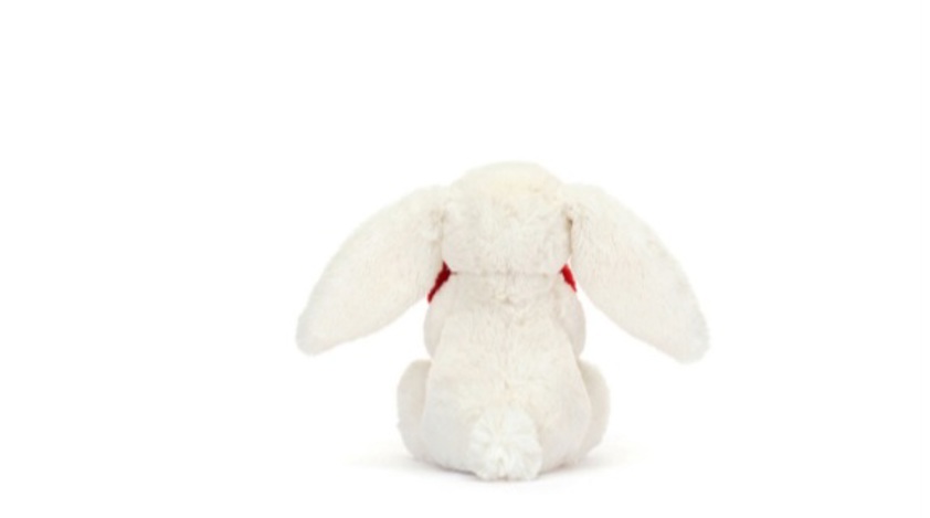 Bashful Red Love Heart Bunny - Small