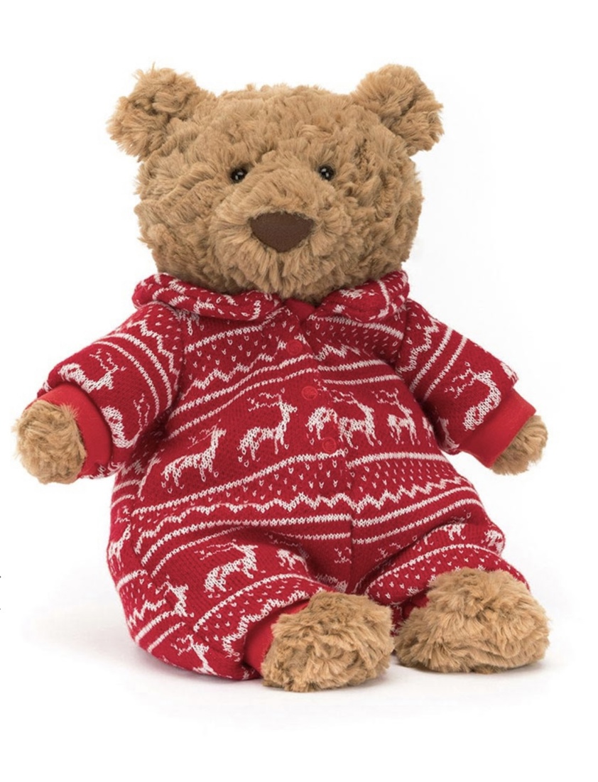 Bartholomew Bear in Winter Pyjamas