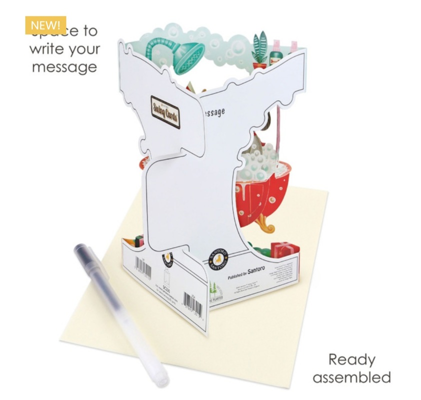 Doggy Bath Time Swing Card (SC230)