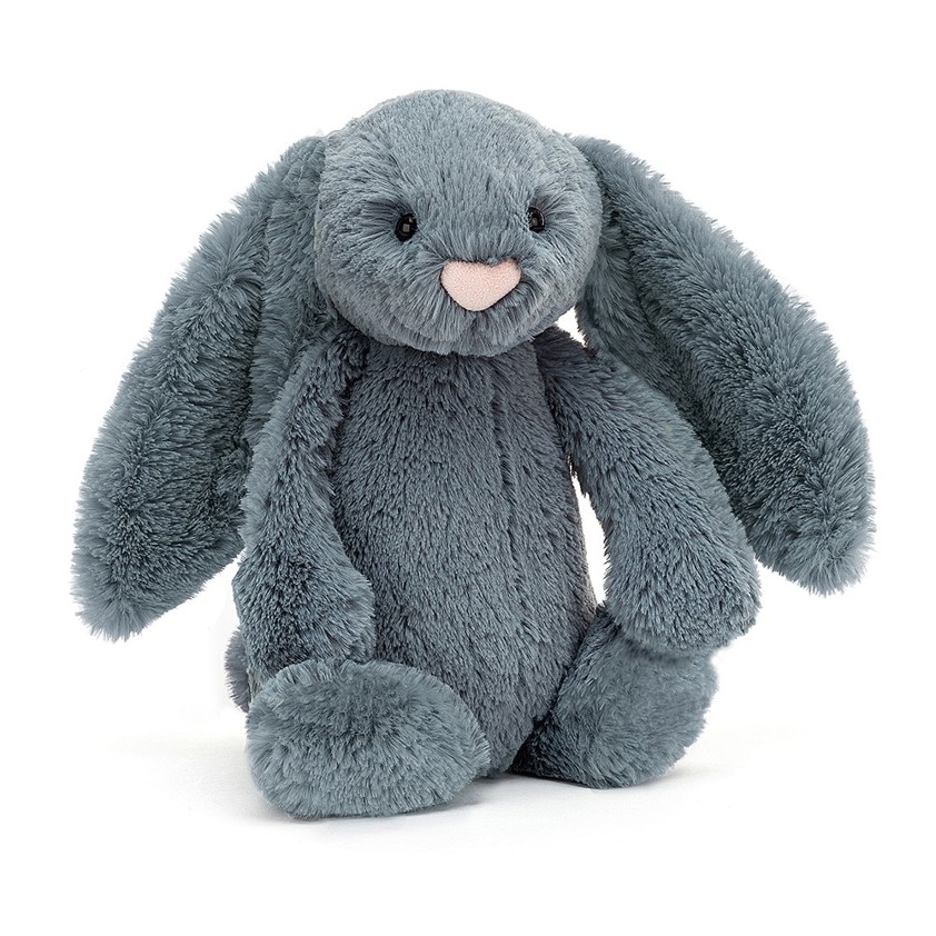 Bashful Dusky Blue Bunny - Original