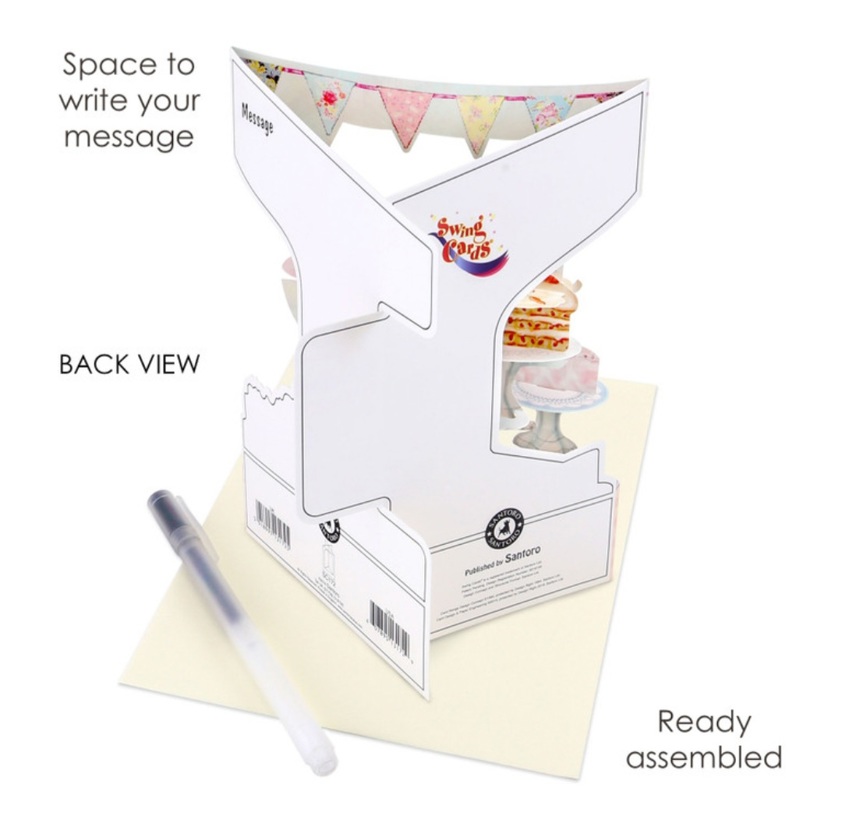 Home Baked Cakes Swing Card (SC172)