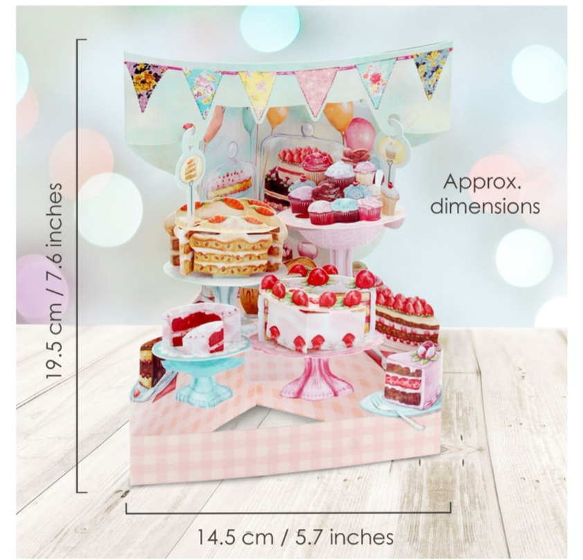 Home Baked Cakes Swing Card (SC172)