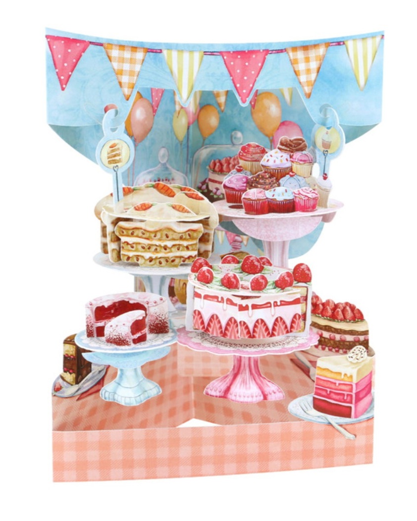 Home Baked Cakes Swing Card (SC172)