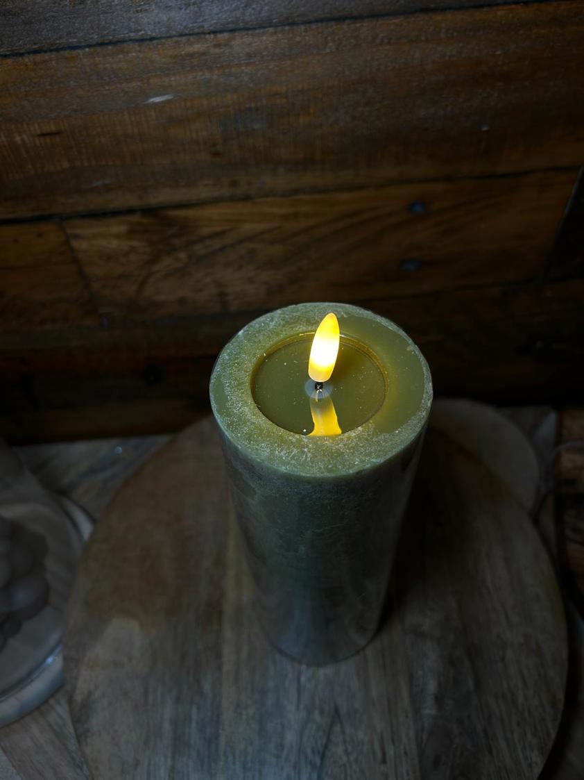 Moss Led Candle