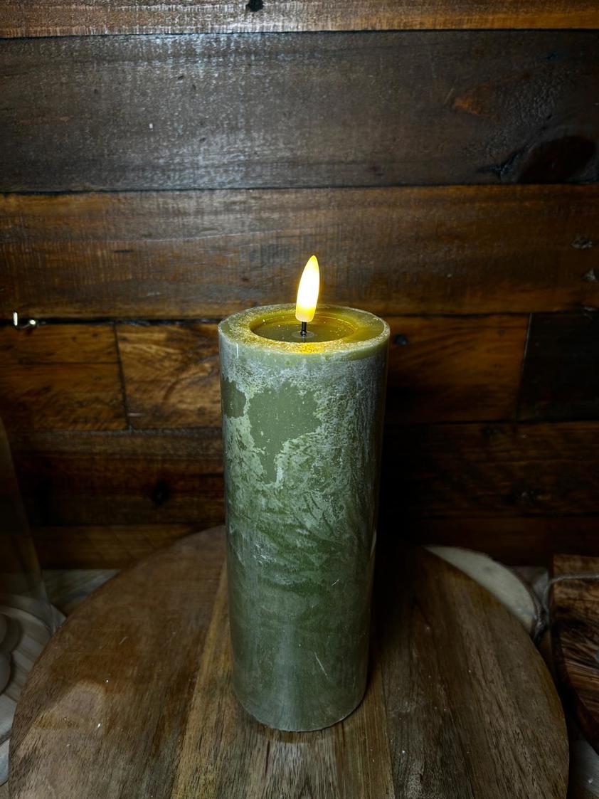 Moss Led Candle