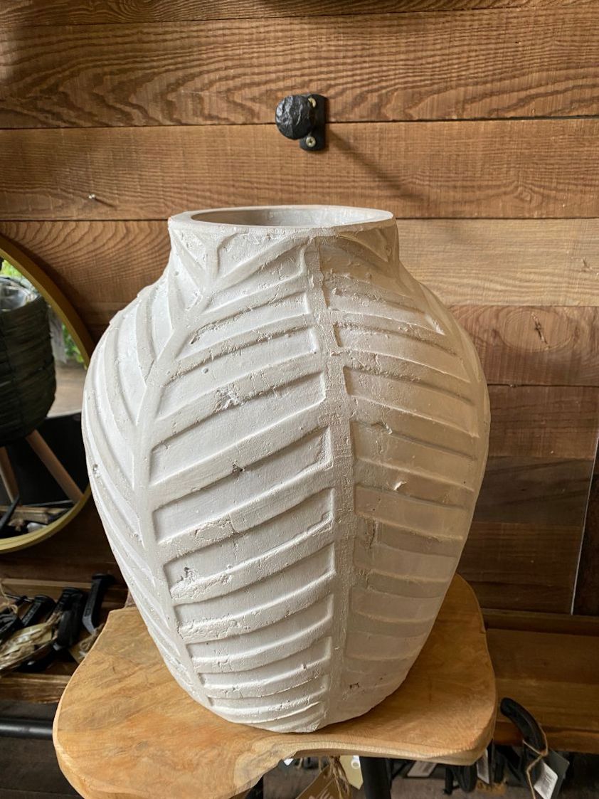 Large Bloomville Stone Vase