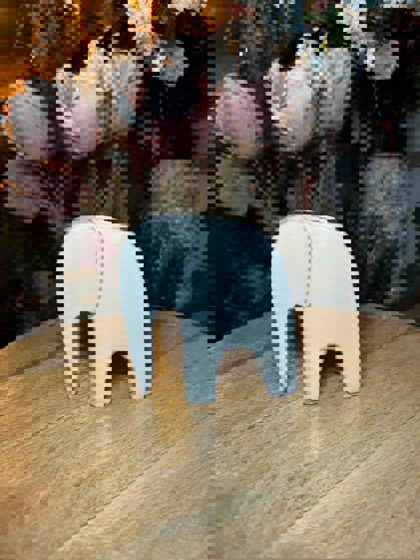 Porcelain Elephant Vase