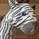 Zebra Safari Animal Doorstop
