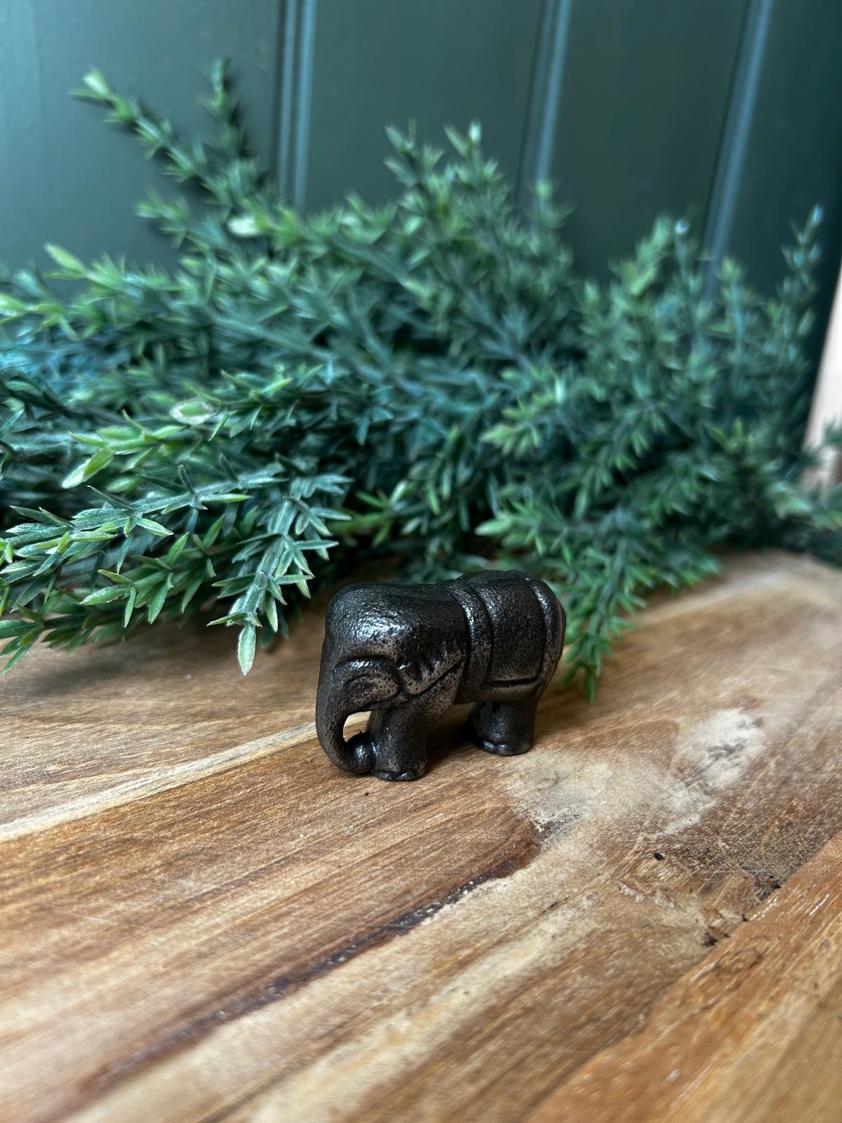 Cast Iron Elephant Paper Weight