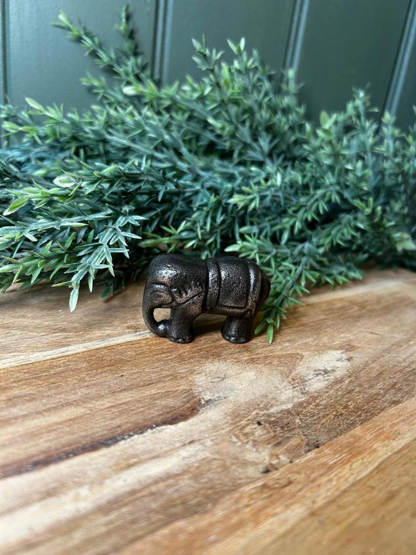 Cast Iron Elephant Paper Weight
