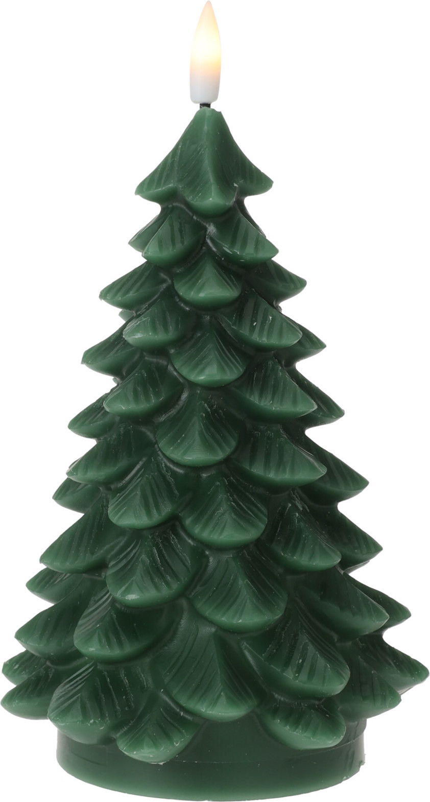 Dark Green LED Christmas Tree Candle