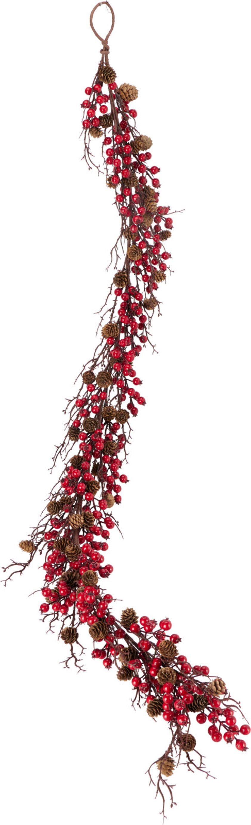 Berry Pinecone Garland
