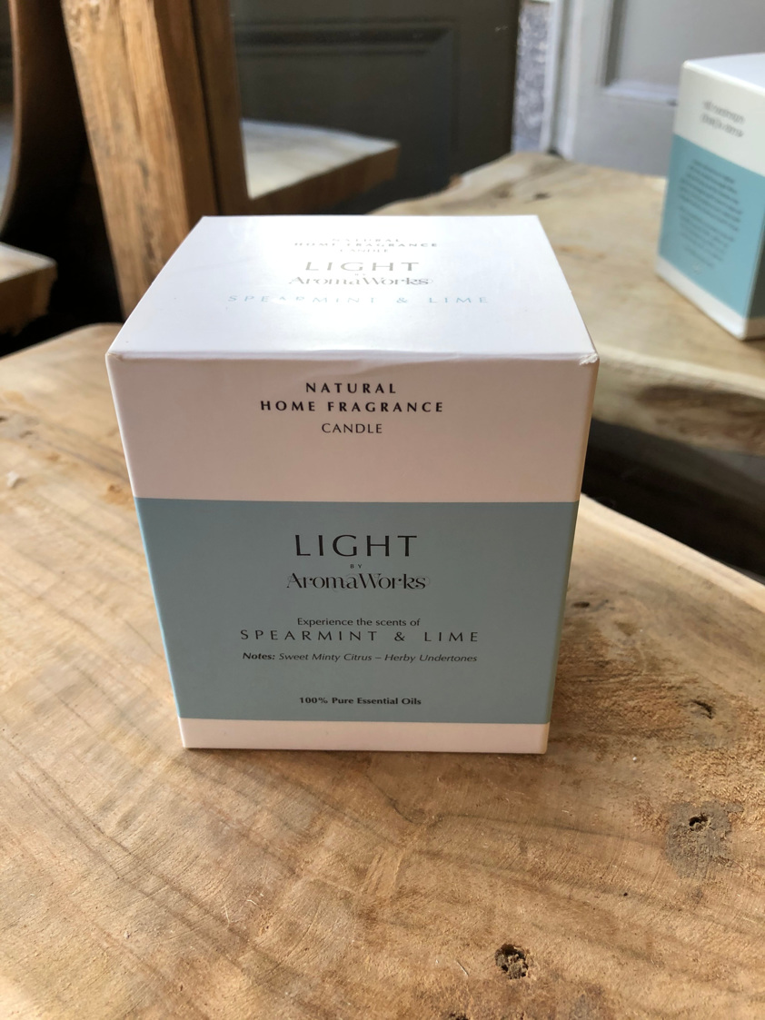 AromaWorks Candle - Spearmint & Lime