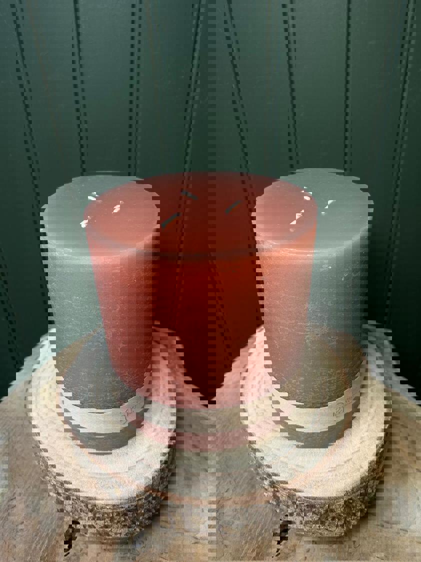 Brown Large Three Wick Candle