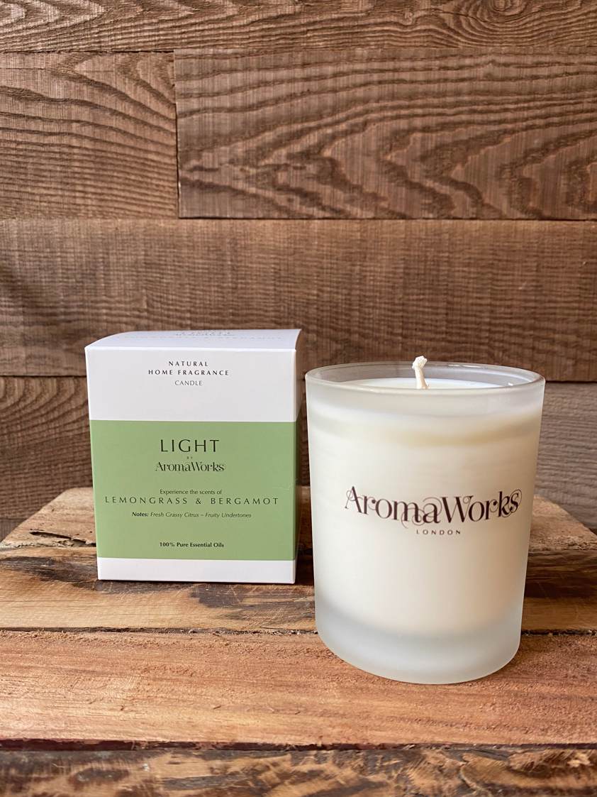 AromaWorks Candle - Lemongrass & Bergamot
