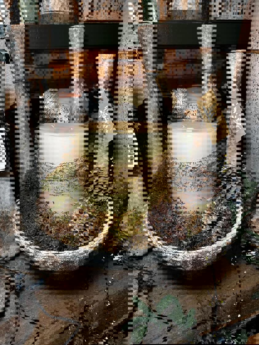 Distressed Footed Bowl