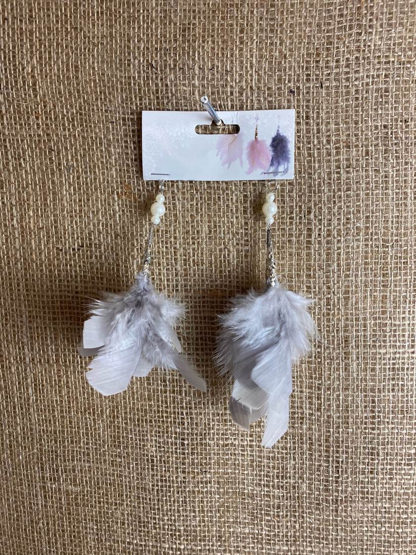 Purple Pack of 2 - Feather Hanging Decor