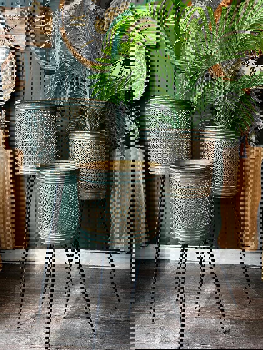 Set of 3 Moroccan Planters