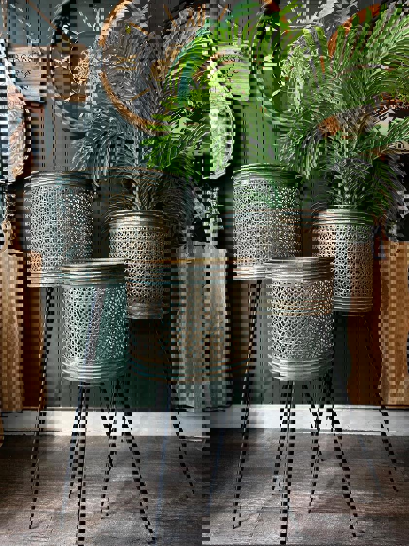 Set of 3 Moroccan Planters