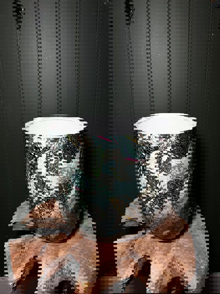 Jungle Print Plant Pot