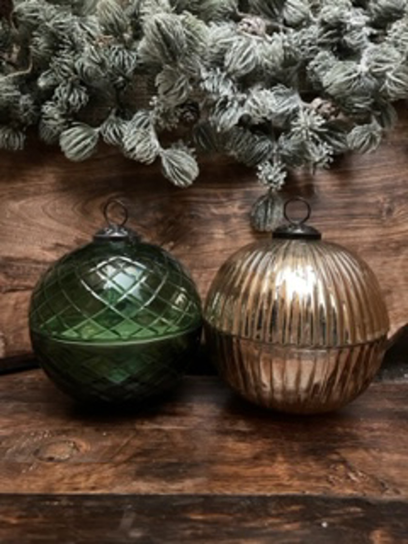 Balsam & Cedar Gold Pot Candle