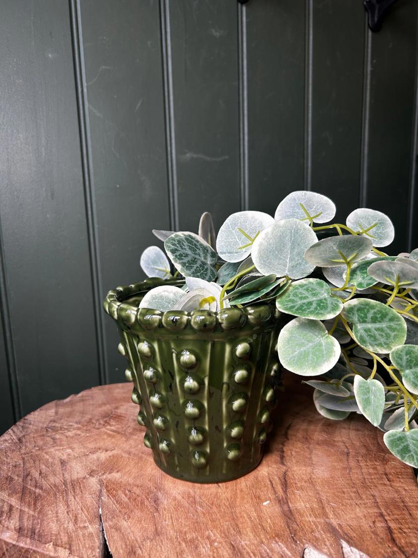 Green Bobble Planter