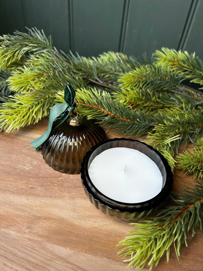 Glass Bauble Candle