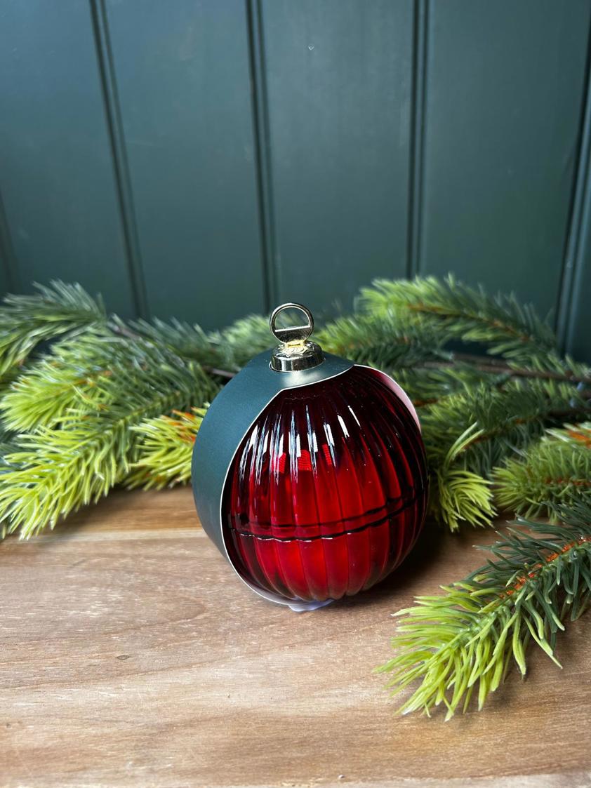 Glass Bauble Candle
