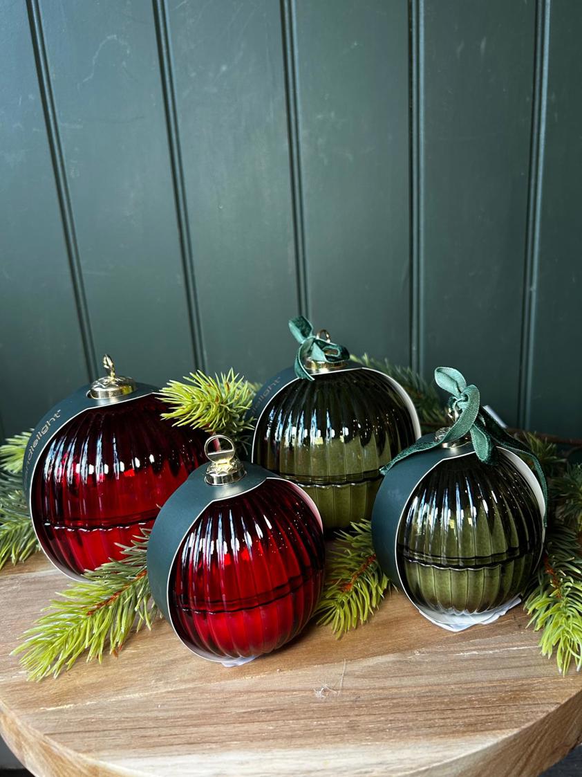 Glass Bauble Candle