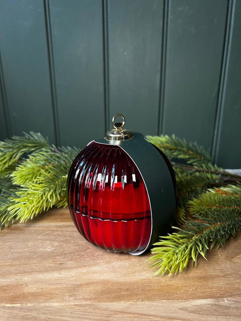 Glass Bauble Candle