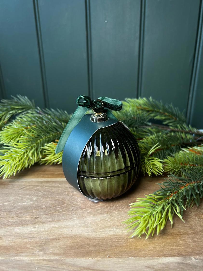 Glass Bauble Candle