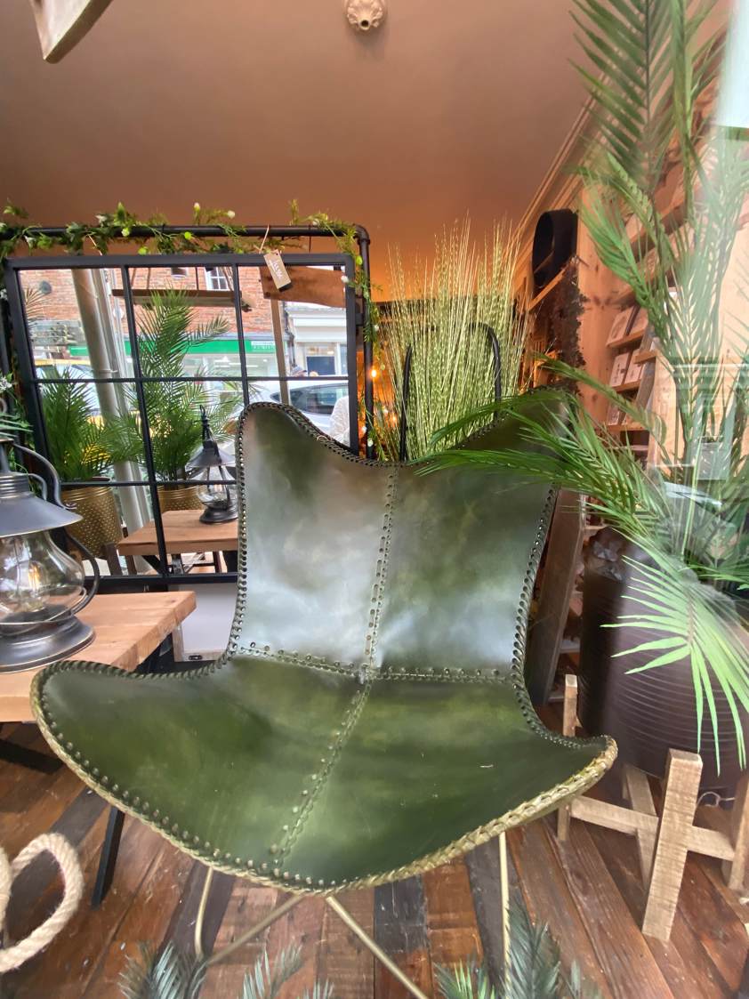 Green Butterfly Chair