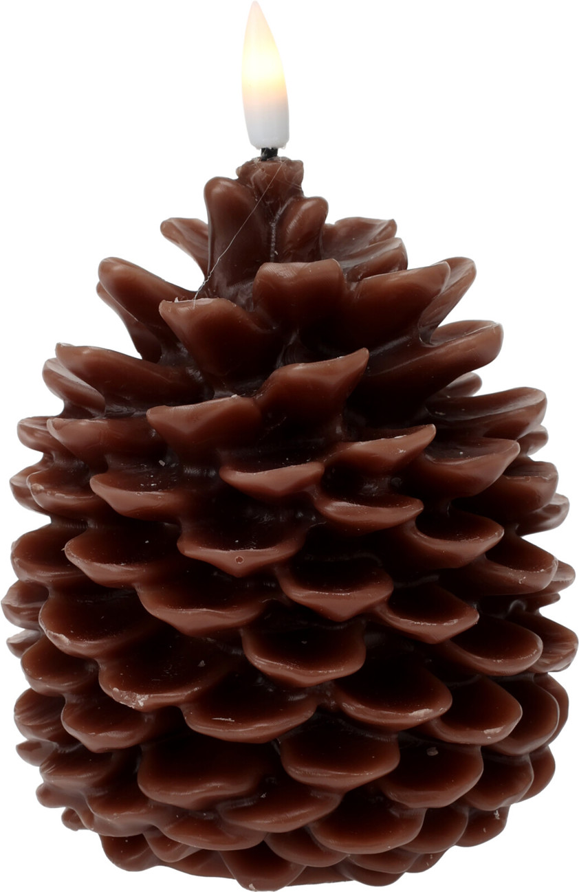 LED Pinecone Candle