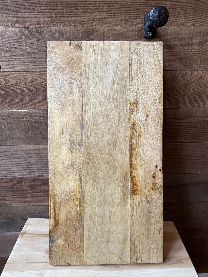 Mango Wood Serving Board with Metal Legs
