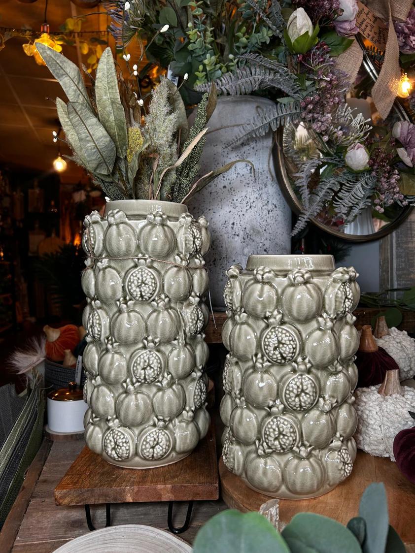 Embossed Pomegranate Vase